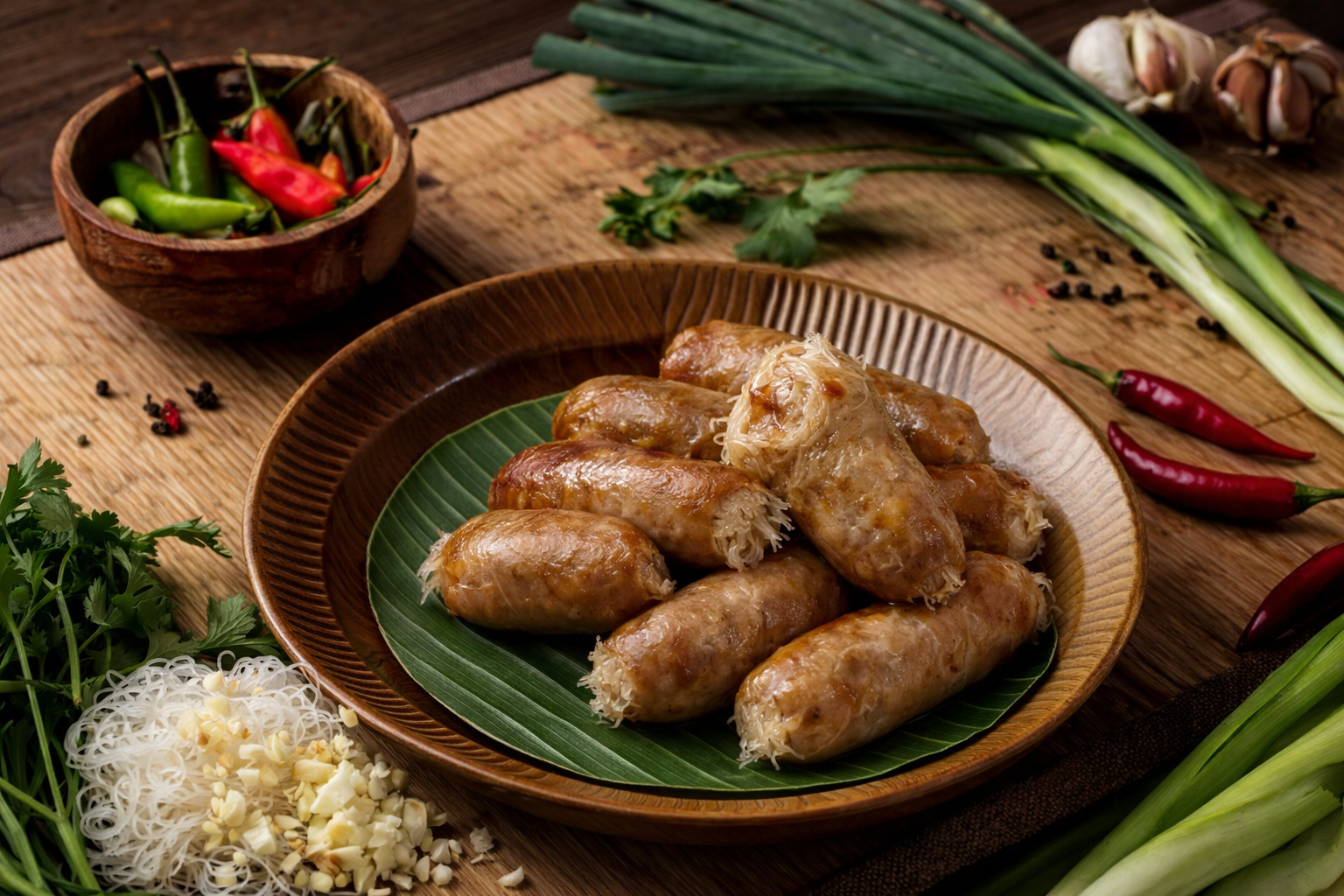 KiNLOEi Thai Issan Sausage (Glass Noodle) 500g/pack